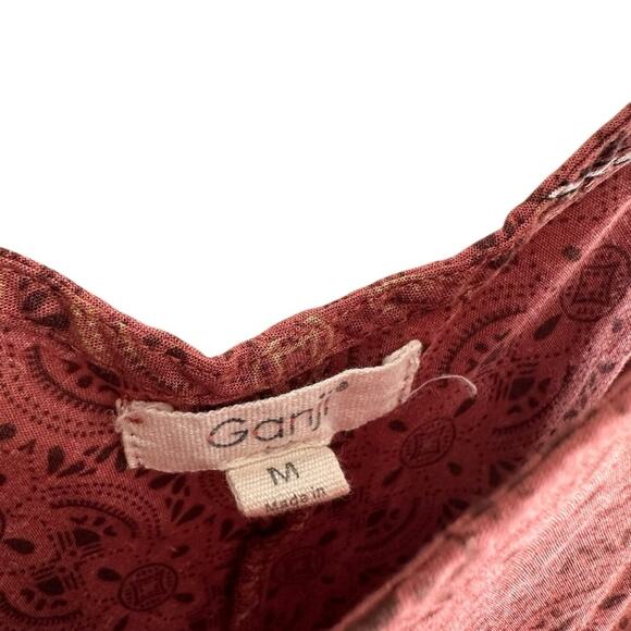 Ganji LA Boho Earthy Spaghetti Strap Maxi Dress - Picture 3 of 6